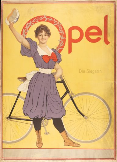 Radfahrerin 1901